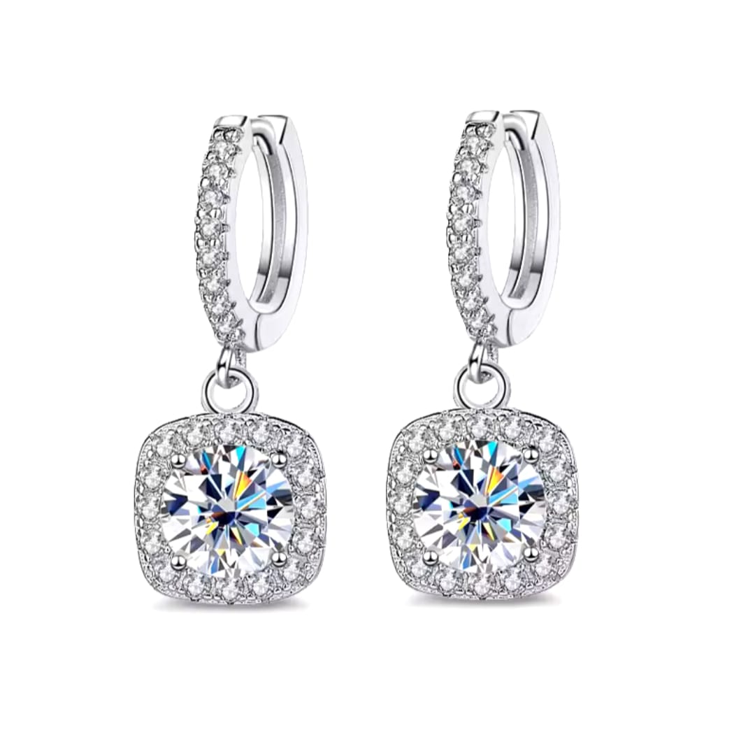 Halo pendente in moissanite PLF Styling