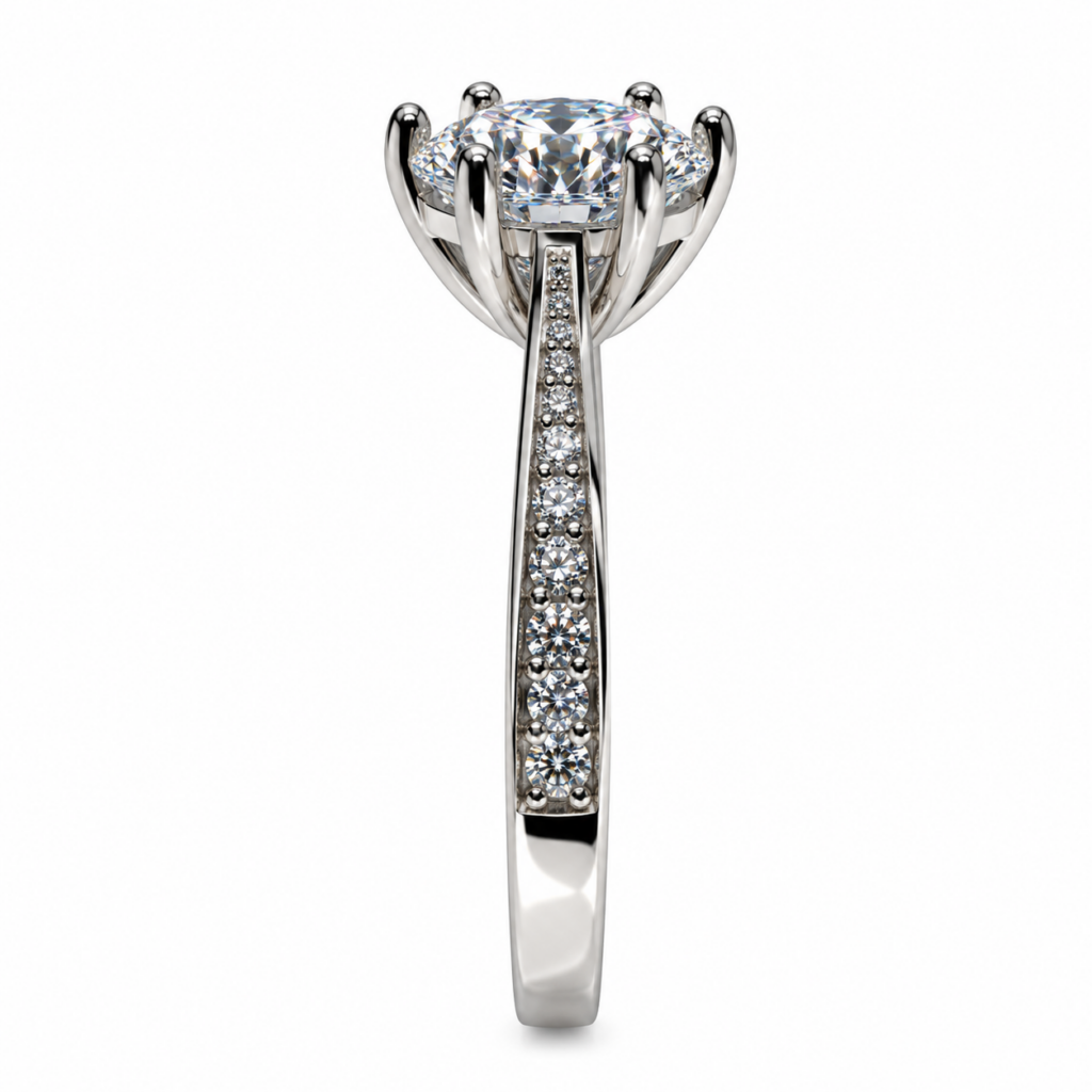 Anello Solitario Moissanite 1 ct – Gambo Micro Moissanite